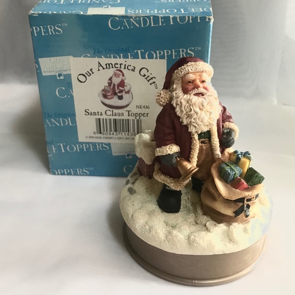 Santa Claus Topper Christmas Decor - Picture 1 of 15